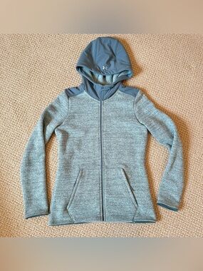 Under Armour Heathered Sage Full-Zip Hoodie